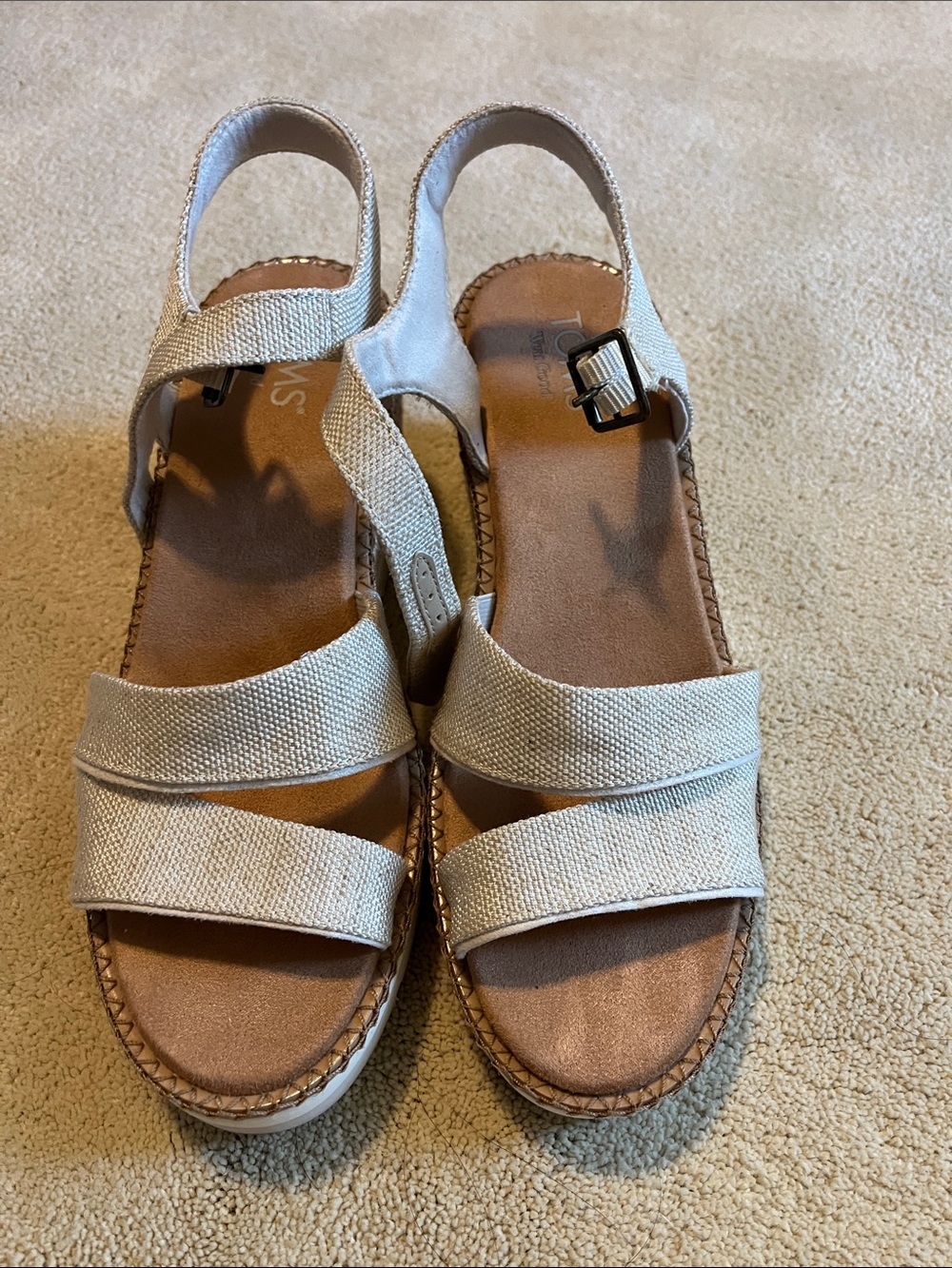 Toms Darya Wedges - size 9